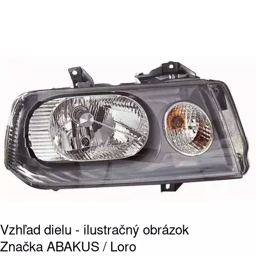 Hlavný reflektor POLCAR 239609-V - obr. 3