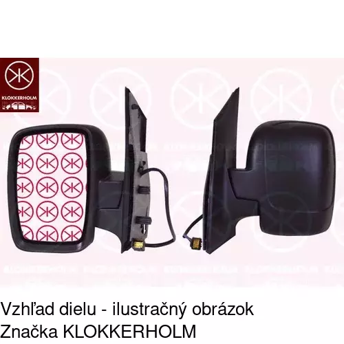 Vonkajšie zrkadlo POLCAR 2396527E