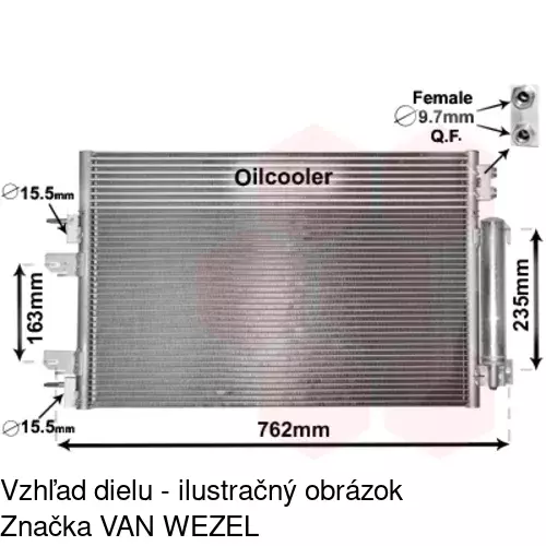 Chladiče klimatizácie POLCAR 2413K8C2 - obr. 2