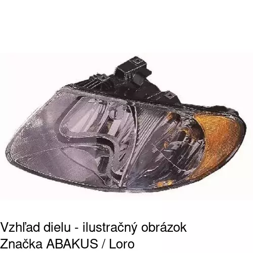 Hlavný reflektor POLCAR 2421101E