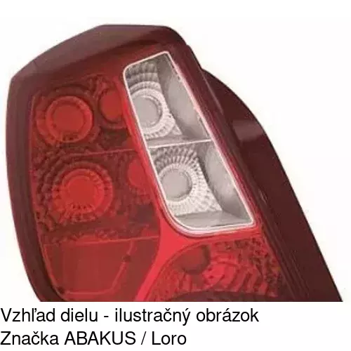 Zadné svetlo POLCAR 2506881E - obr. 2