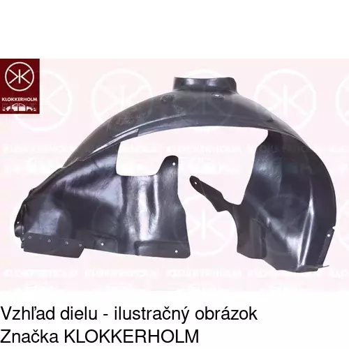 Podblatník (plast) POLCAR 2508FL1T