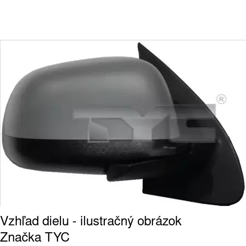 Vonkajšie zrkadlo POLCAR 2708521E - obr. 1