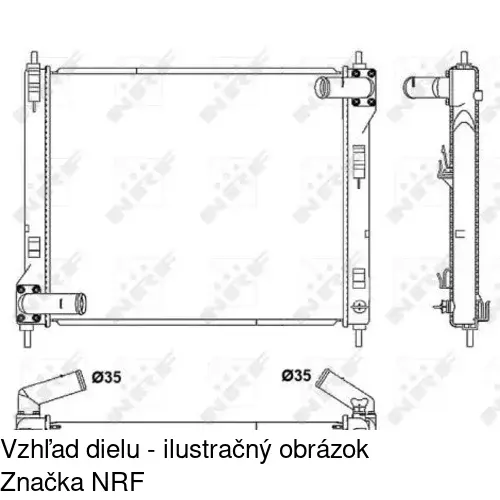 Chladiče vody POLCAR 271308-1