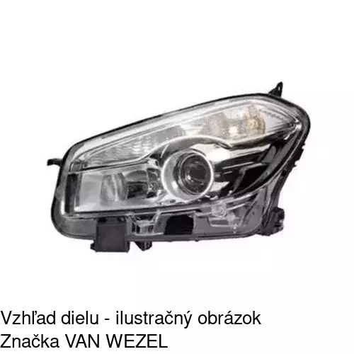 Hlavný reflektor POLCAR 2714092E - obr. 5