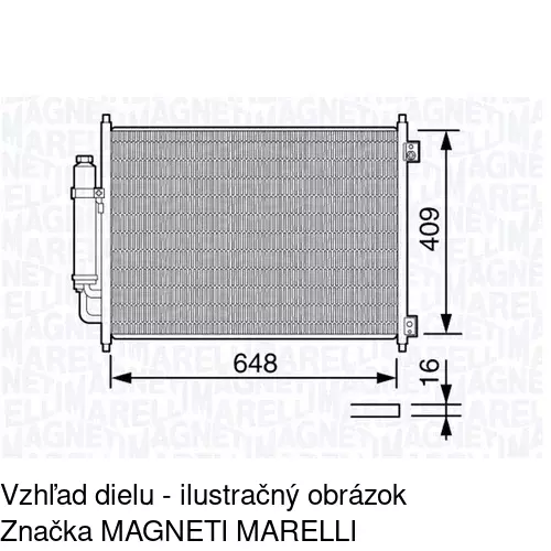 Chladiče klimatizácie POLCAR 2747K8C1S