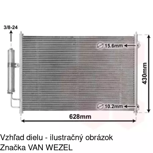 Chladiče klimatizácie POLCAR 2747K8C1S - obr. 3