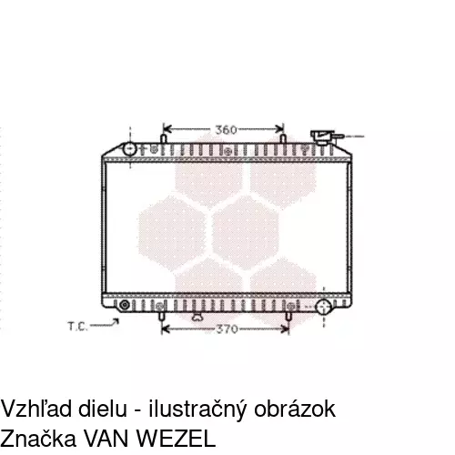 Chladiče vody POLCAR 275008-7