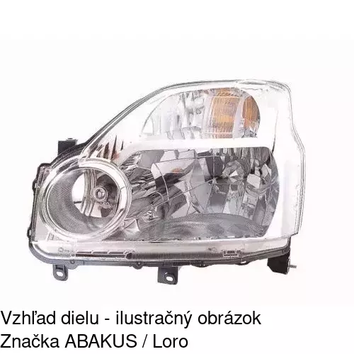 Hlavný reflektor POLCAR 275109-E - obr. 1