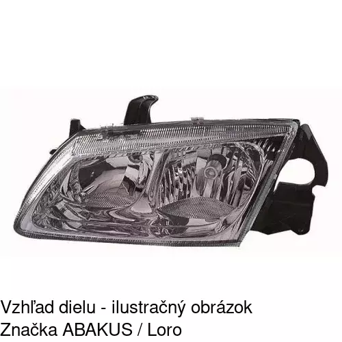 Hlavný reflektor 2755090E /POLCAR/ - obr. 1