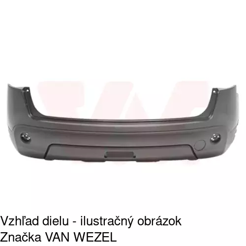 Zadný nárazník POLCAR 275996-J