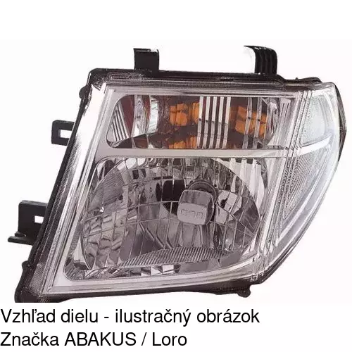 Hlavný reflektor POLCAR 278210-E - obr. 1