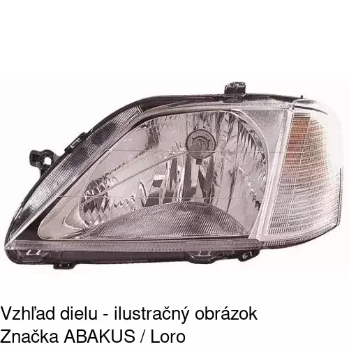 Hlavný reflektor POLCAR 2800092E - obr. 1