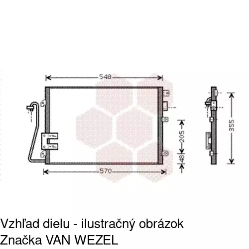 Chladiče klimatizácie 2801K8C1 /POLCAR/ - obr. 5