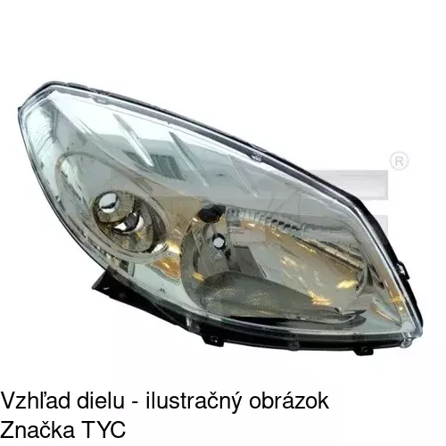 Hlavný reflektor POLCAR 2805090E