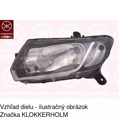 Hlavný reflektor POLCAR 28B210-E - obr. 1