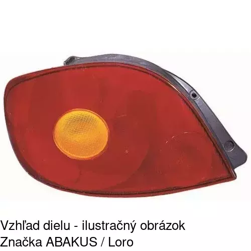 Zadné svetlo POLCAR 290388-E