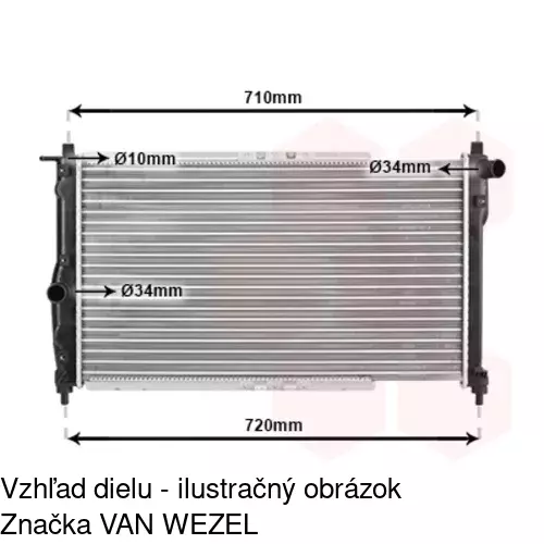 Chladiče vody POLCAR 292308A2 - obr. 2