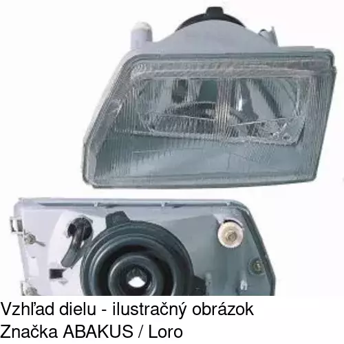 Sklo reflektora POLCAR 300111-E - obr. 3