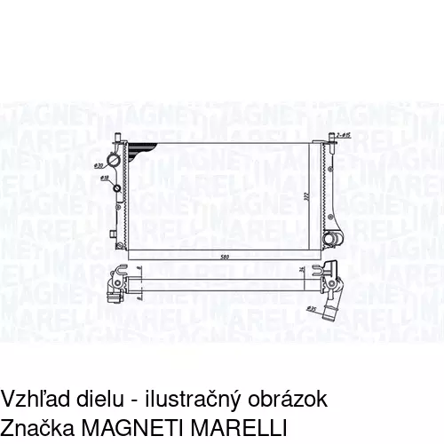 Chladiče vody POLCAR 3003084X - obr. 2