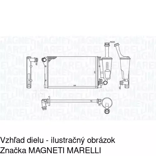 Chladiče vody POLCAR 300308B1 - obr. 1