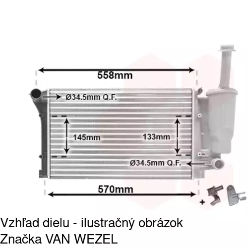 Chladiče vody POLCAR 300308B1 - obr. 4