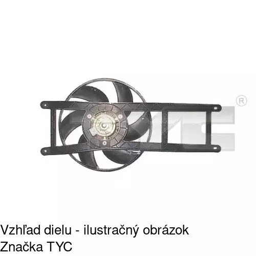 Ventilátory chladičov POLCAR 300323W1 - obr. 1