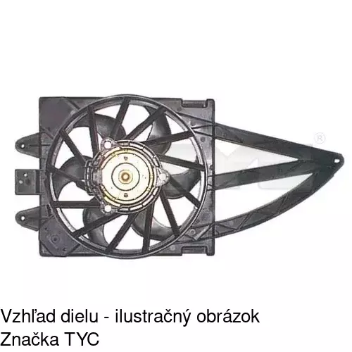 Ventilátory chladičov POLCAR 300323W4 - obr. 1