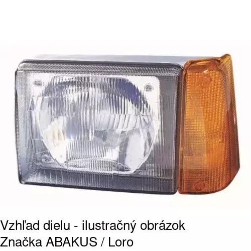 Hlavný reflektor POLCAR 300409-E - obr. 3