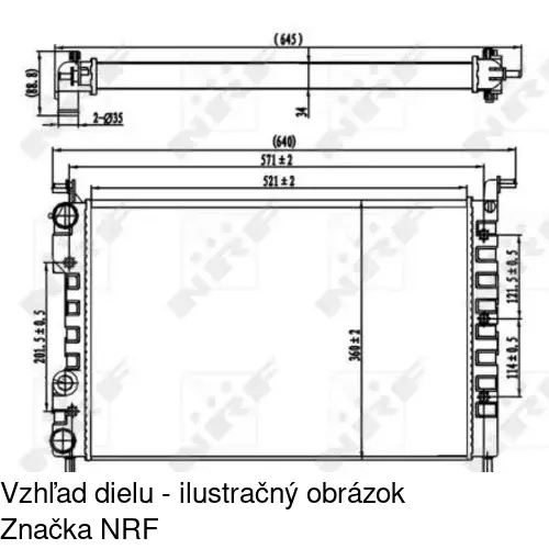 Chladiče vody POLCAR 300508A2