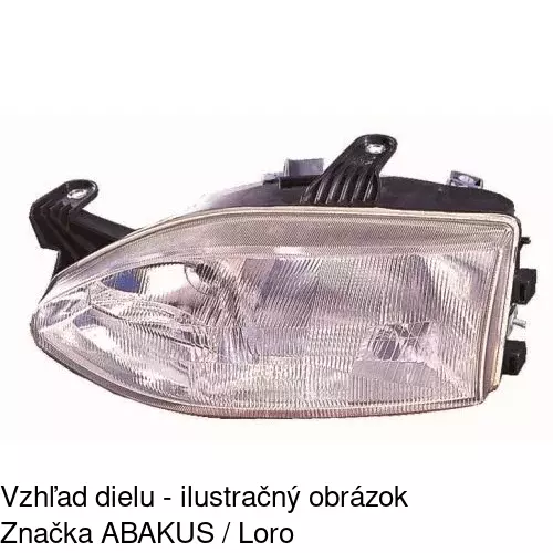 Hlavný reflektor POLCAR 3005091E - obr. 2