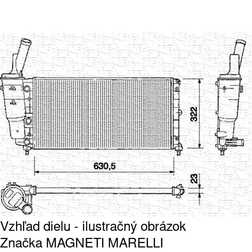 Chladiče vody POLCAR 301708-0