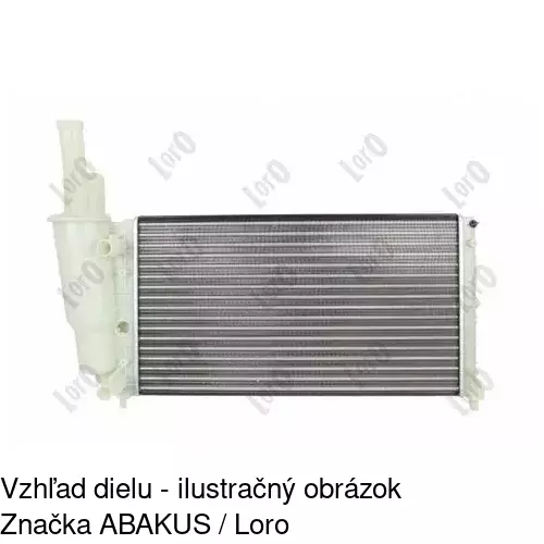 Chladiče vody POLCAR 301708A3 - obr. 2