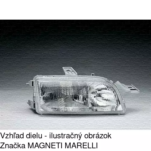 Hlavný reflektor POLCAR 3017102E