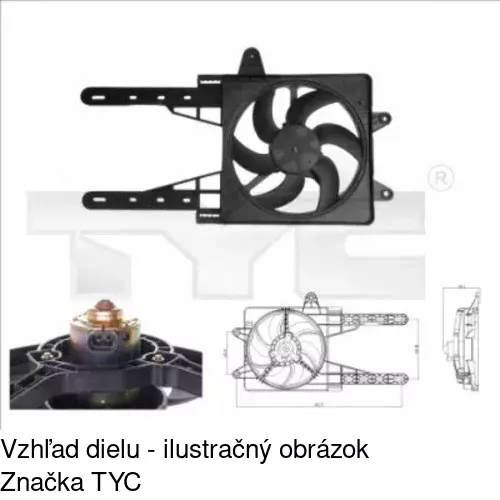 Ventilátory chladičov POLCAR 301723W2 - obr. 2