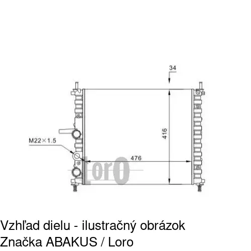 Chladiče vody POLCAR 3018087X - obr. 5