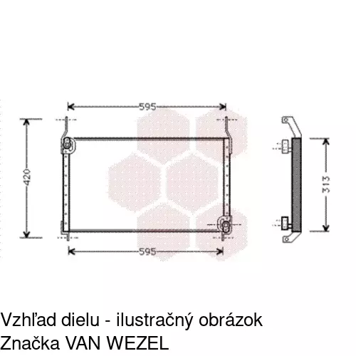 Chladiče klimatizácie POLCAR 3018K8B1 - obr. 3