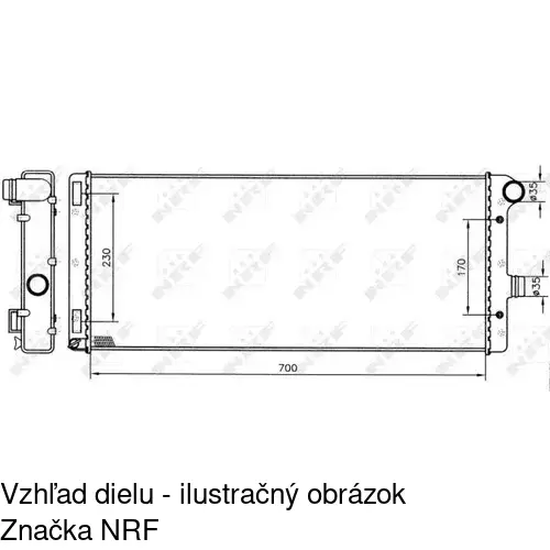 Chladiče vody POLCAR 302208-5