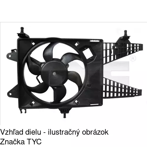 Ventilátory chladičov POLCAR 302323W4