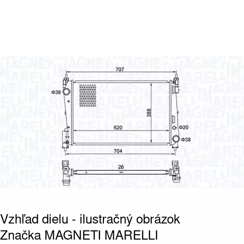 Chladiče vody POLCAR 302408A1