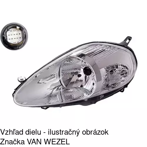 Hlavný reflektor POLCAR 3024092E - obr. 5