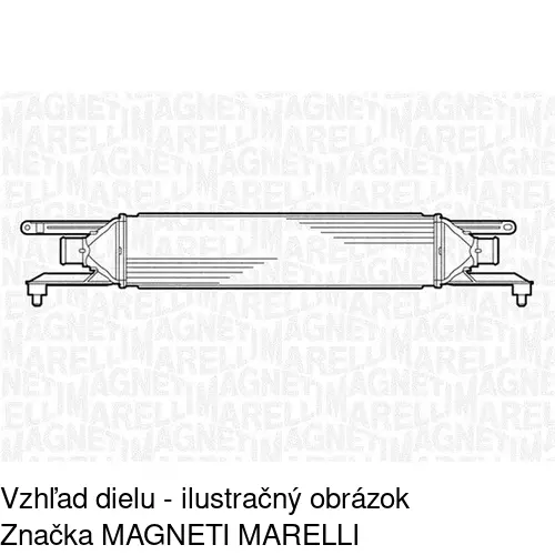 Chladiče vzduchu (Intercoolery) POLCAR 3024J8-2