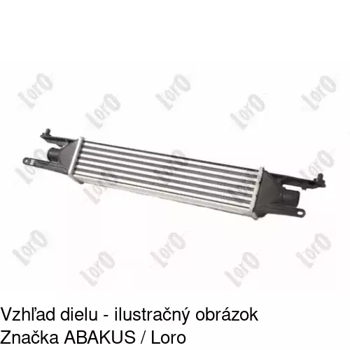 Chladiče vzduchu (Intercoolery) POLCAR 3024J8-2 - obr. 3