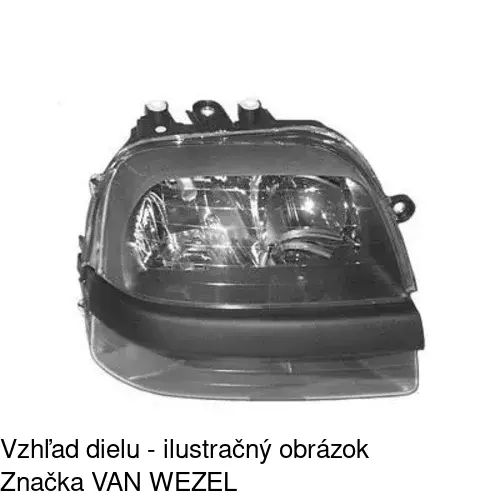 Hlavný reflektor POLCAR 3040102E - obr. 4