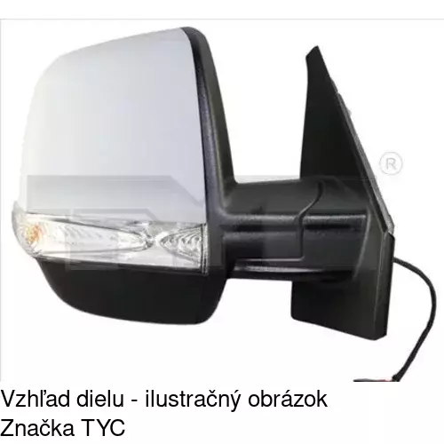 Vonkajšie zrkadlo POLCAR 3042516E - obr. 1