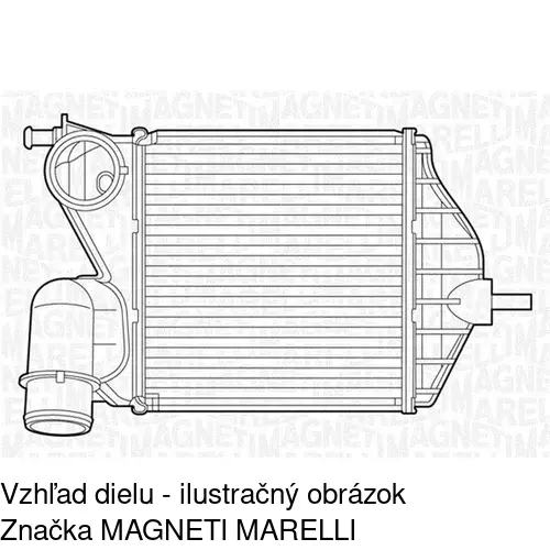 Chladiče vzduchu (Intercoolery) POLCAR 3044J8-1