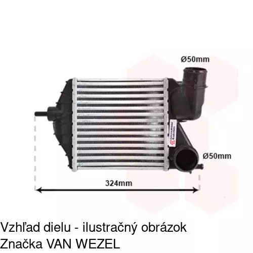 Chladiče vzduchu (Intercoolery) POLCAR 3044J81X - obr. 2