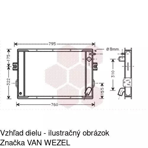 Chladiče vody POLCAR 3050082X - obr. 1