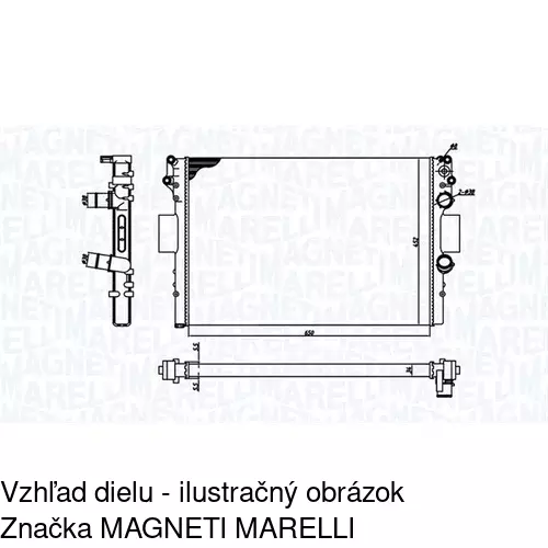 Chladiče vody POLCAR 305208B3 - obr. 3