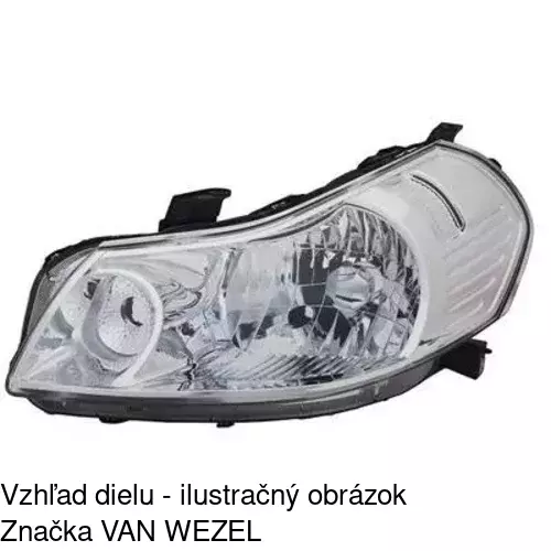 Hlavný reflektor POLCAR 307509-X - obr. 5